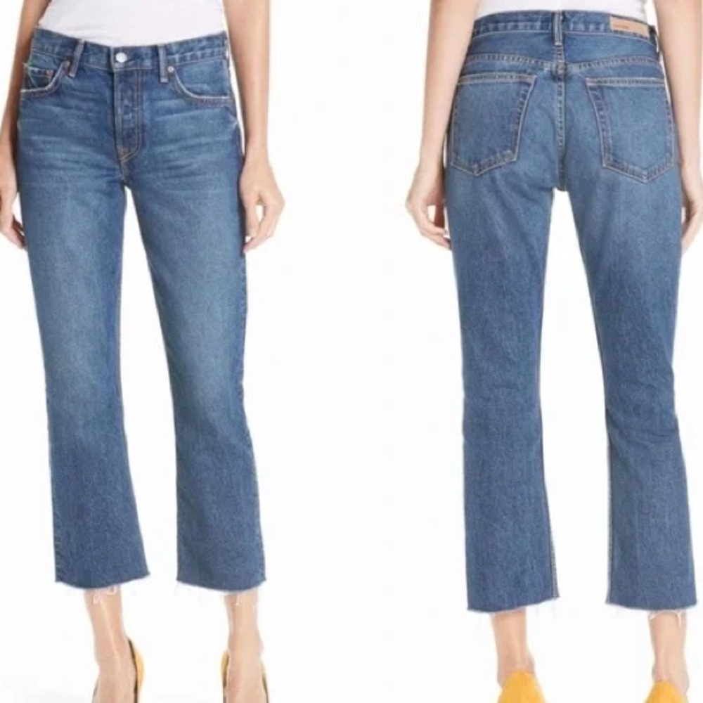 GRLFRND Tatum Crop Flare Jeans